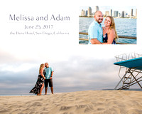 Melissa and Adam Guest Book Proofs